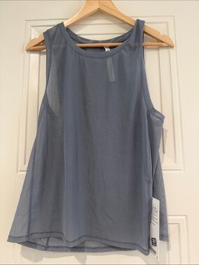 NWT Lululemon Women’s Sleeveless Mesh Tank Top - Slate Blue